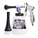 YVO Car Cleaning Gun Interior Washing Air Blow Gun Automotive Air Pulse Cleaning Equipment High Pressure Foamaster Nozzle Sprayer with 1L Foam Bottle (Plastic Nozzle with US Connector)
