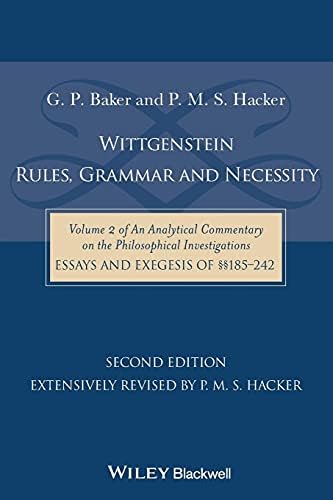 Wittgenstein: Meaning and Mind, Volume 3 of an Analytical