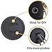 [4-Pack] BBQ Thermometer and Probe Grommet for Grills, Replacement for Weber 85037 Smokey Mountain Cookers and DIY Sensor Port for Other Grills