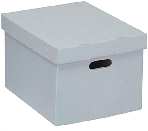 University Products Record Storage Box 10"H x 15"W x 12"D Gray