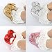 ENERCAKE Infant Baby Girls Mary Jane Flats Non-Slip Soft Soled Toddler First Walkers Crib Shoes Princess Dress Shoes(6-12 Months Infant, A-Gold)