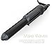 xtava 2-in-1 Magic Wand (Onyx) - Straighten or Curl Your Hair to Perfection with One Multi-Functional Travel Tool - Lightweight, Compact Design with Ceramic Plates for Easy Styling