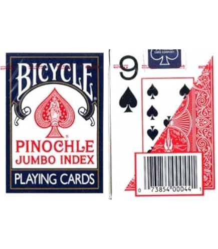 Bicycle Pinochle Playing Cards - Pack Of 6 Decks, With Extra Pips And Rules - View #10
