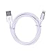 Gear Beast WI069 6-feet Aluminum Lightning Charging Cable for for iPhone 6s / 6s Plus / 6/6 Plus / 5 / iPad/iPad Pro/iPad Air/iPad Mini - Silver (Apple Certified)