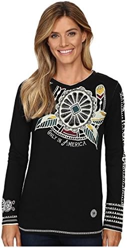 Double D Ranchwear Womens Concho & Horshoe Tee