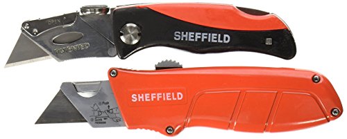 Sheffield 58810 2-Piece Lockback Utility Knife Set