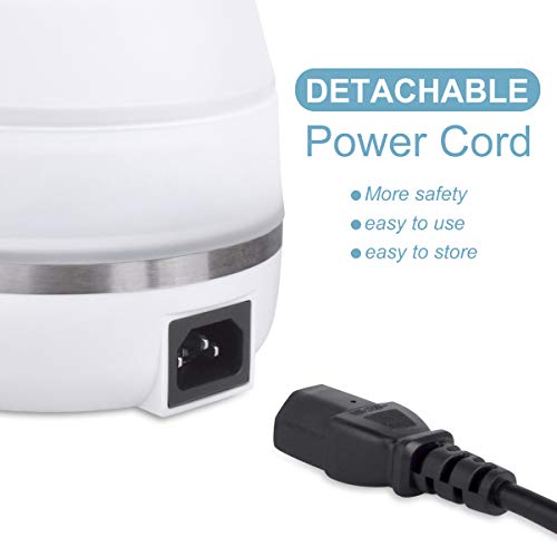 Foldable Travel Electric Kettle, Collapsible Electric Kettle, Dual Voltage Auto Shift ,Temper Control Portable Travel Kettle, Small Electric Kettle Food Grade Silicone, Boil Dry Protection - Thumbnail 3