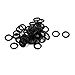 uxcell 50Pcs Black 6mm x 1mm Nitrile Rubber O Ring NBR Oil Sealing Grommets