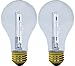 GE Lighting 62618 Reveal Clear 72-Watt (100-watt replacement) 1120-Lumen A19 Light Bulb with Medium Base, 2-Pack