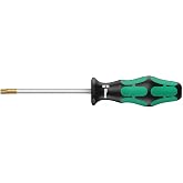 Wera 05028052001 Kraftform Plus 367 Torx HF Screwdriver, Holding Function, TX 20 Head, 4" Blade Length, Ergonomic, Black