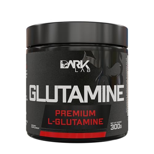 Glutamina Dark Lab 100% Pura, 300g, Recuperação Muscular e Sistema Imunológico