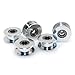BIQU GT2 5mm Bore Aluminum Toothless Timing Belt Idler Pulley for 3D Printer 6mm Width Timing Belt (Pack of 5pcs)