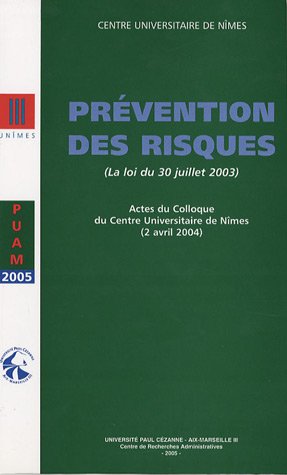 Prévention des risques