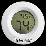 RITE FARM PRODUCTS DIGITAL THERMOMETER & HUMIDITY GAUGE HYGROMETER EGG INCUBATOR