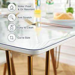 OstepDecor Clear Table Protector, 72 x 48 Inch