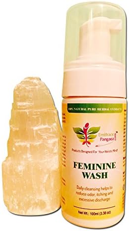 Embrace Pangaea's pH Balanced Foaming Feminine Wash &amp; Menstrual Cup Cleaner made with 100% All Natural &amp; Pure Herbal Extracts - Eco-Friendly Intimate Cleanser For Daily Use