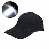 ARDUX LED Headlamps Hat, Hands Free Baseball Cap with Headlamps Flashlight for Unisex Hunting Fishing Camping Hiking Jogging Angling