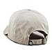 The Hat Depot Baseball Dad Hat Women Men Blank Washed Low Profile Cotton and Denim UPF 50+ Running Golf Cap Hat(Beige)