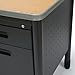 OFM Core Collection Mesa Series 5-Drawer Double Pedestal Teacher's Desk, in Maple