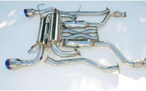 Invidia 03-08 Infiniti G35 Coupe Gemini Rolled Titanium Tip Cat-back ExhaustÊ