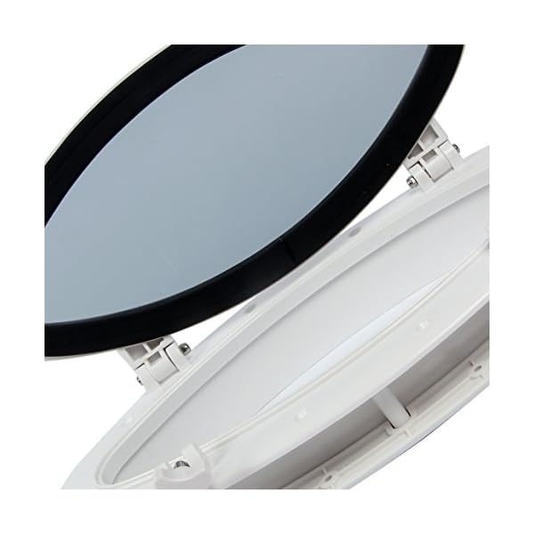 Amarine-made-Boat-Yacht-Elliptical-Oval-Opening-Portlight-Porthole-16-X-8-58-Replacement-Window-Port-Hole-ABS-White-Tempered-Glass