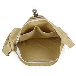Covelin Women's Retro Large Size Canvas Shoulder