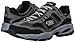 Skechers Sport Men's Vigor 2.0 Trait Memory Foam Sneaker, Charcoal/Black, 9 XW US