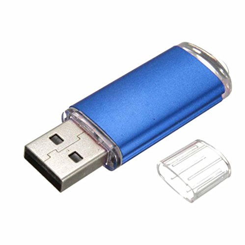 Mchoice 2GB USB 2.0 Metal Flash Memory Stick Storage Thumb U Disk (Blue)