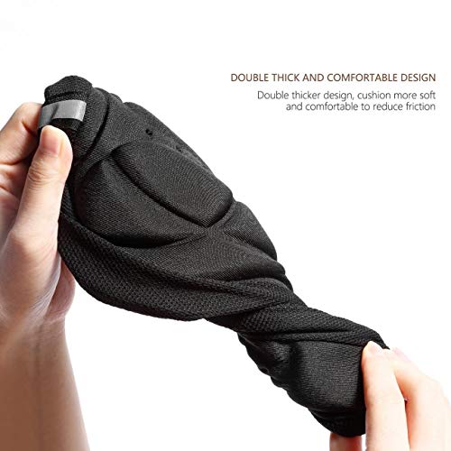 Liobaba Thick Cycling Bicycle EVA Pad Seat Saddle Cover Soft Bike Cushion Pad with Anti-Slipping Lining with Adjustable Drawstring