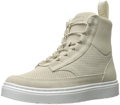Dr. martens men s kamar combat boot, bone, 6 uk/7 d us