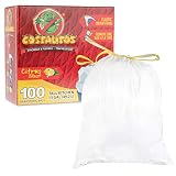 Trash Bags 13 Gallon - Tall Kitchen Trash Bags for Home Cleaning | Resistant Garbage Bags | 100 Count - by Costalitos