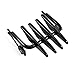 PBYMT Black Detachable Stealth Mounting Luggage Rack Compatible for Harley Touring Road King Street Glide 2009-2020