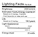 LC LED 150W LED Bulb, 20W 2000 Lumens (125W, 150W Bulb Replacement), Daylight White (6000K). Non-Dimmable, A23 Large Size Bulb