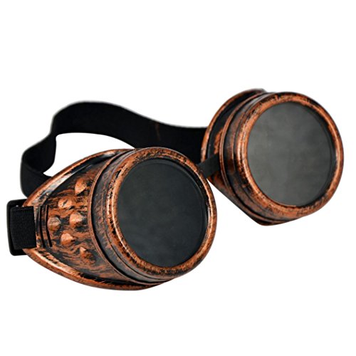 Canserin Vintage Style Steampunk Goggles Welding Punk Glasses Cosplay - Image 10