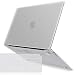 IBENZER MacBook Air 13 Inch Case 2018 Release New Version A1932, Soft Touch Hard Case Shell Cover for Apple MacBook Air 13 Retina with Touch ID with Keyboard Cover, Frost Clear MMA-T13CL+1