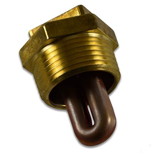 Zerostart 3100003 Engine Block Immersion Heater for Eagle, Jaguar, Jeep, Renault, Rover, Kubota, Massey, Perkins, Yanmar, 1" NPT Thread Brass Adapter | CSA Approved | 120 Volts | 400 Watts