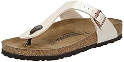 BIRKENSTOCK Gizeh Birko-Flor Graceful Pearl White