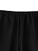 MakeMeChic Women's Casual Elastic Waist Scalloped Summer Beach Lounge Shorts Black M