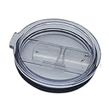 A-store 20 oz Spill Proof and Splash Resistant Replacement Lid with Slider Closure for Tumbler & Rambler - Straw Friendly
