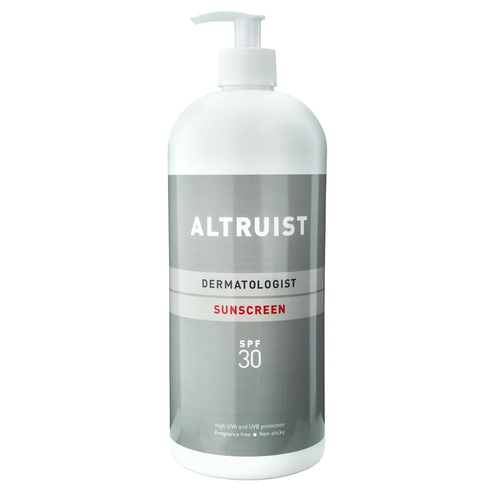 ALTRUIST. Dermatologist Sunscreen SPF 30 – Superior 5-star UVA protection by Dr Andrew Birnie, suitable for sensitive skin – 1 Litre — image 1