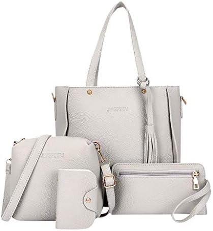 Clearance Women Four Set Handbag Akeelii Woman 2019 New Fashion Leather Shoulder Bag Messenger Bag Wallet