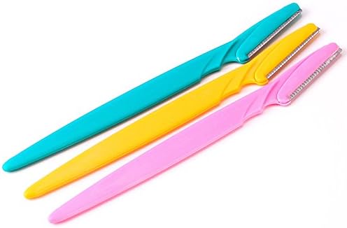 10% 3Pcs Eyebrow Razor Facial Hair Remover Eyebrow Trimmer Sharp Mini Makeup Knife Shaper Shaver For Women Scsor Kit Tools rp - 3 pcs