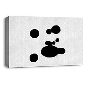 Canvas Wall Art Rustic Ink Pictures Home Wall Decorations for Bedroom Living Room Paintings Canvas Prints Framed - 12x18 inches