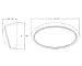 Lumitronics RV 12V Oval Porch Utility Light with On/Off Switch - Clear & Amber Lense (White)