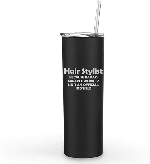 Amazon Com 20 Oz Skinny Tall Tumbler Stainless Steel Vacuum