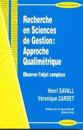Recherche en sciences de gestion