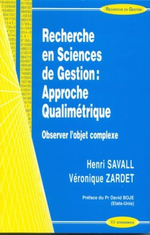Recherche en sciences de gestion