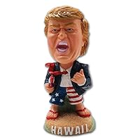 KC Hawaii President Trump with Surfboard Dashboard Doll 4"