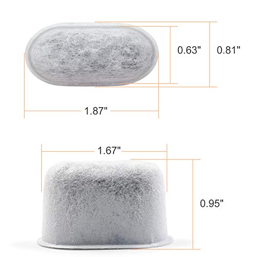 Replacement Charcoal Water Filters Removes Chlorine, odors, and others