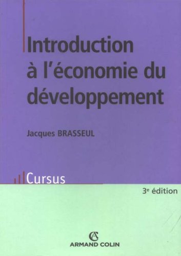 Introduction Ã  l'Ã©conomie du dÃ©veloppement (French Edition) by (Paperback)